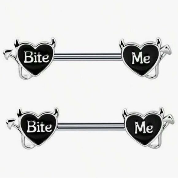 3for$20 nipple piercing 2 Pieces Nipplerings Barbells Nipple Piercing sexy - Picture 2 of 2